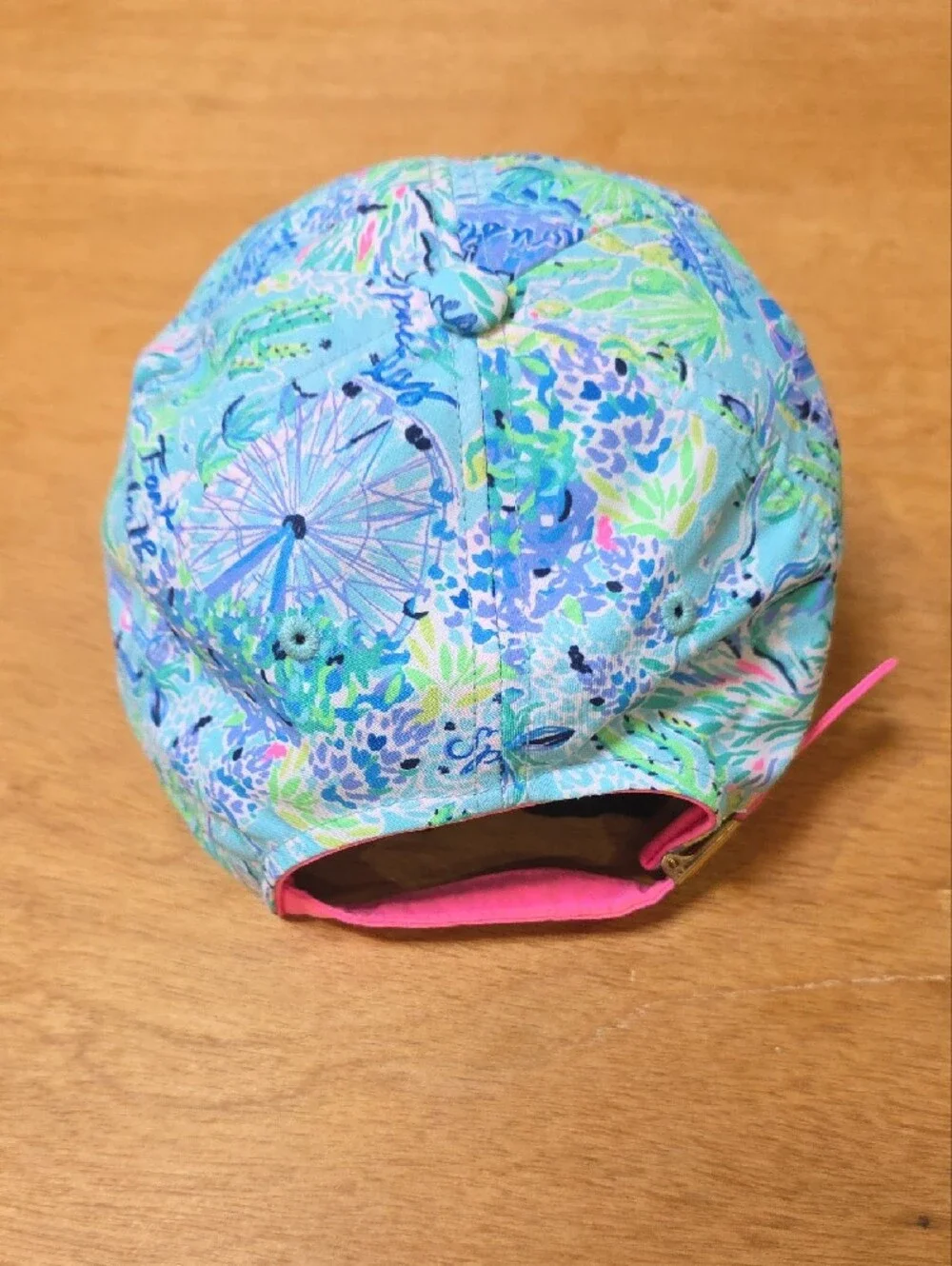 Lilly Pulitzer Lilly Loves Texas Run Around Hat - Picture 3 of 7
